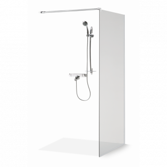Dušo sienelė Brasta Glass DIJA 995-1001X2000 skaidrus stiklas 